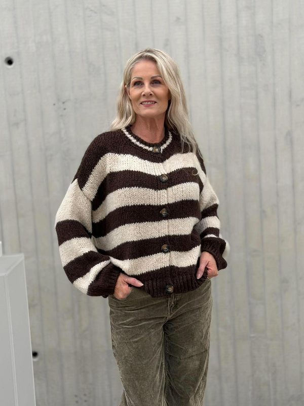 Elara Cardigan Brun