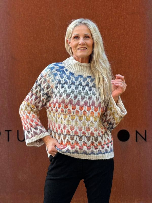 Seren Genser Beige & Multi
