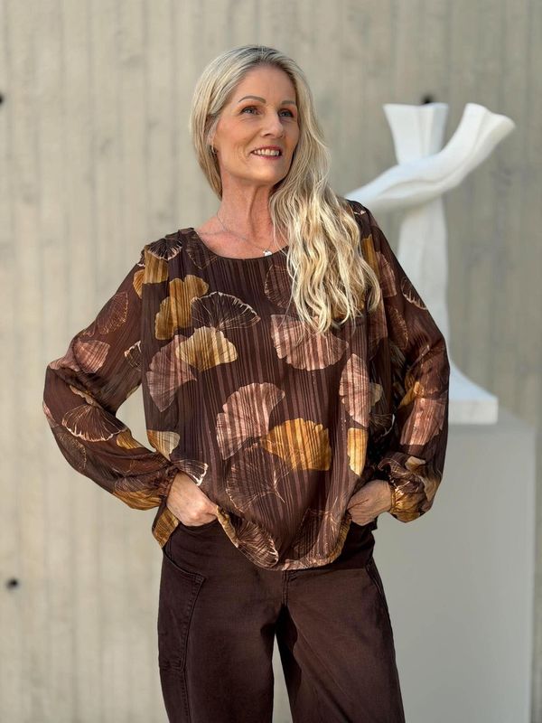 Vilja Bluse Brun