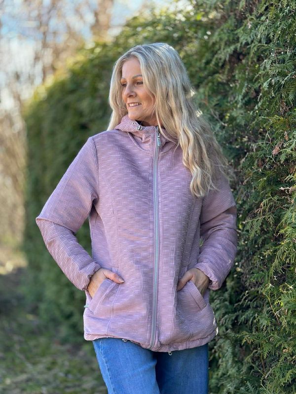 2 i 1 Ytterjakke Rosa