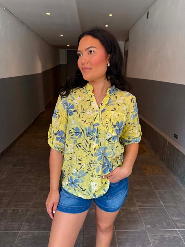 Anki Sommer Bluse Gul