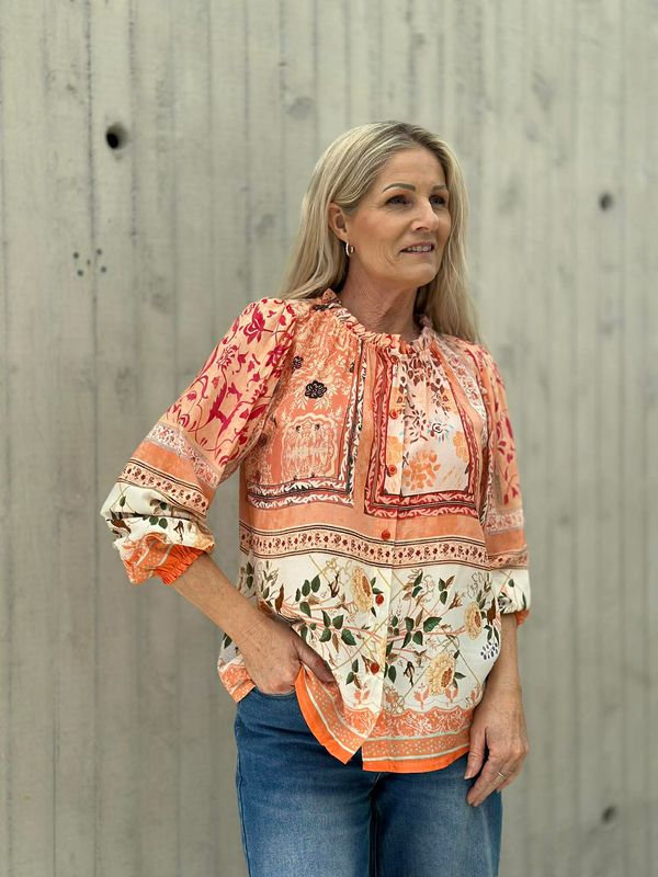 Nara Bluse Orange