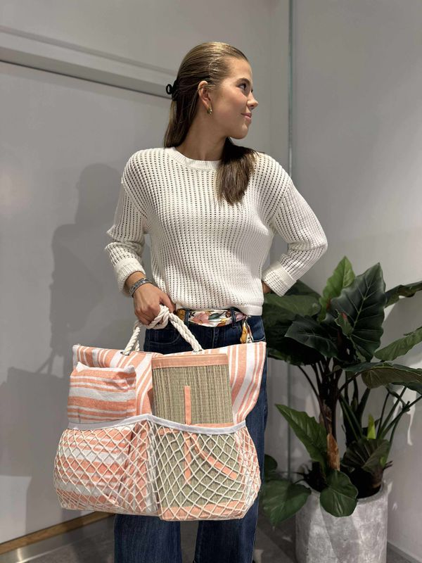 3-i-1 Strandveske Pink