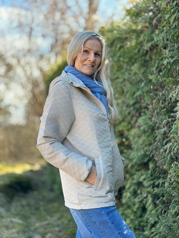 2 i 1 Ytterjakke Beige