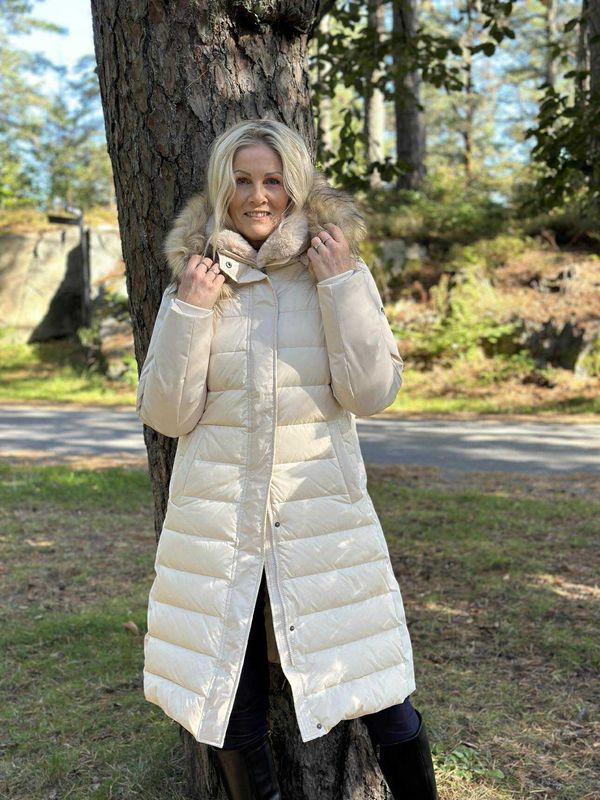 Dunjakke #2592 Creme 