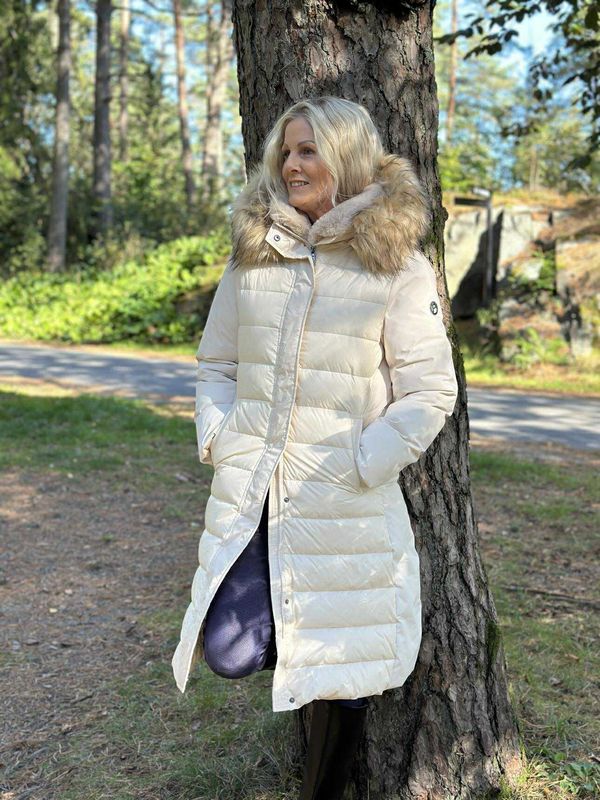 Dunjakke #2592 Creme 