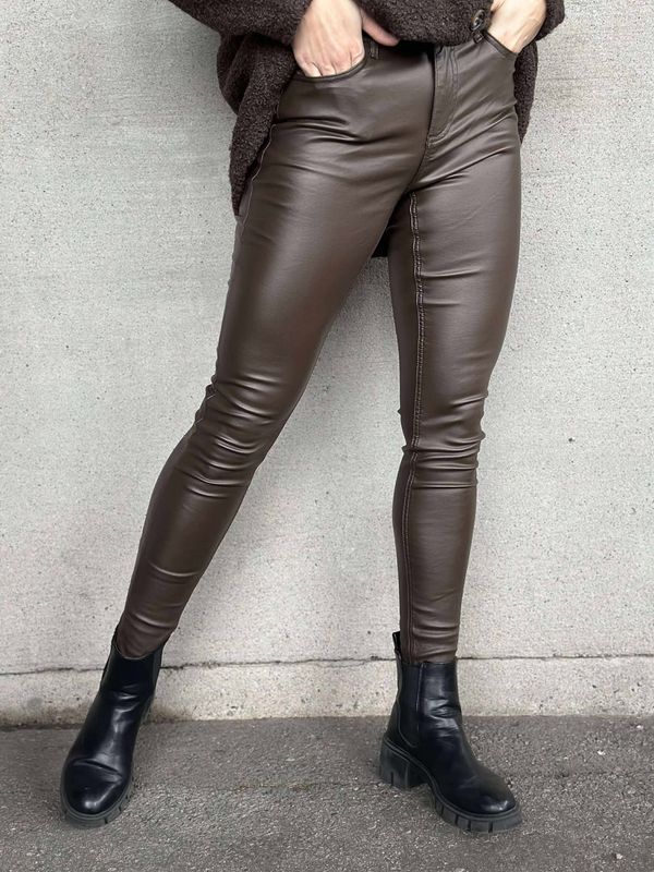 Pepper Coated Bukse #802 Brun