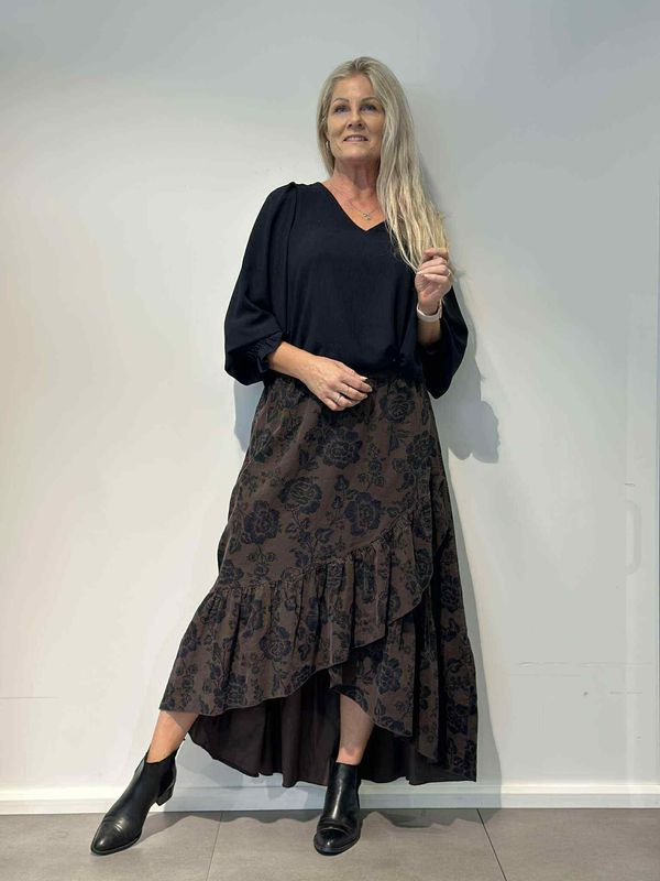 Liva Skjørt Brun