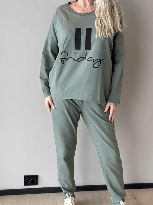 Hovedbilde Friday Joggedress Grønn