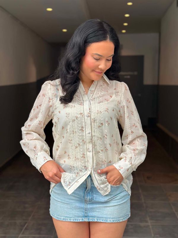 Nelia Bluse Khaki