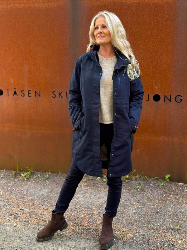 Alba Regnjakke Navy