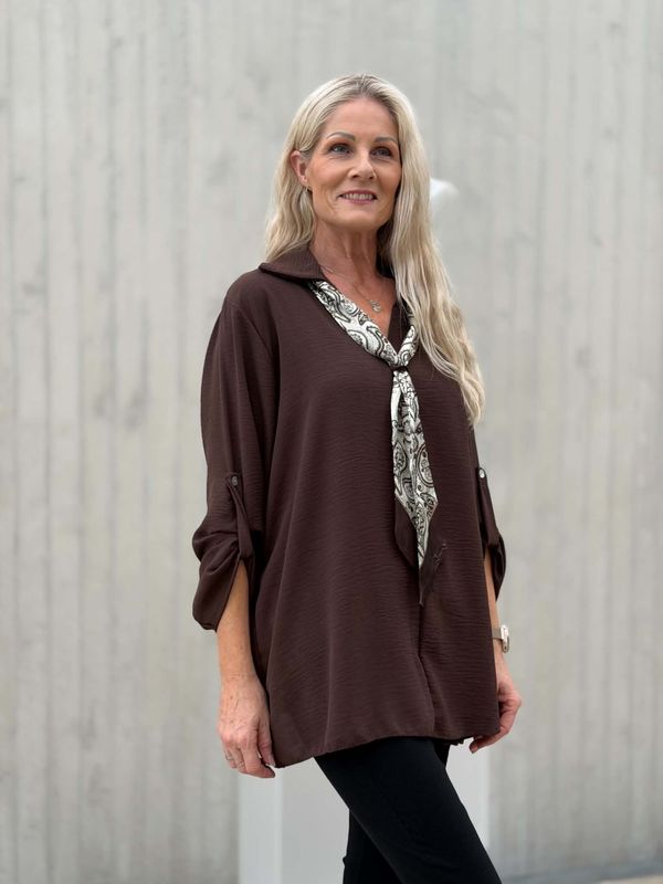 Mila Bluse Brun