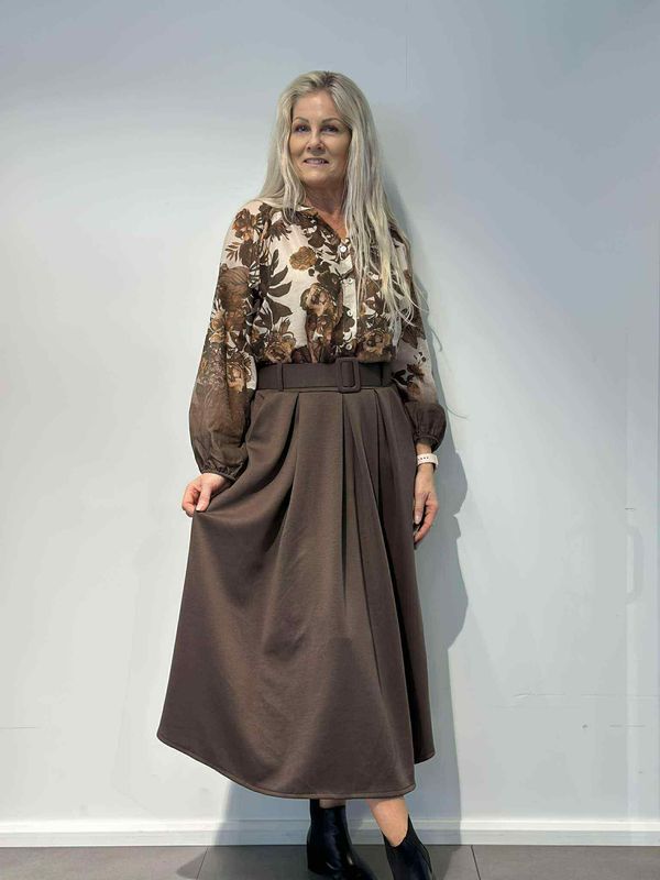 Hazel Skjørt Brun
