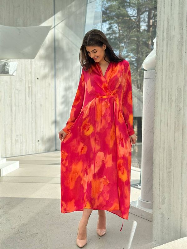 Paulina Kjole Orange