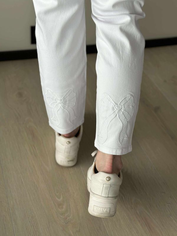 Jane Pepper Jeans Hvit