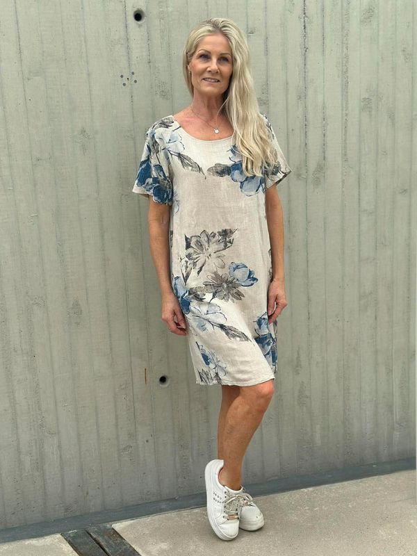 Linda Kjole Flora Beige
