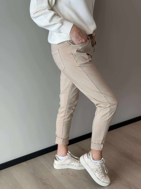 Friday Bukse Lys Camel