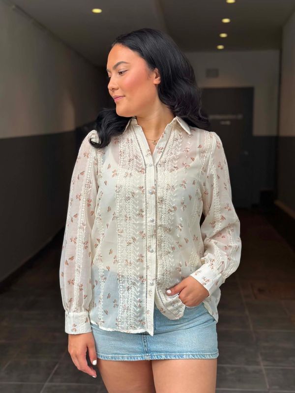 Nelia Bluse Khaki