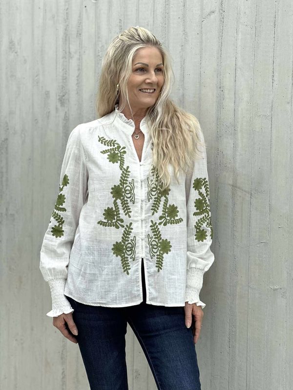 Sonja Bluse Grønn