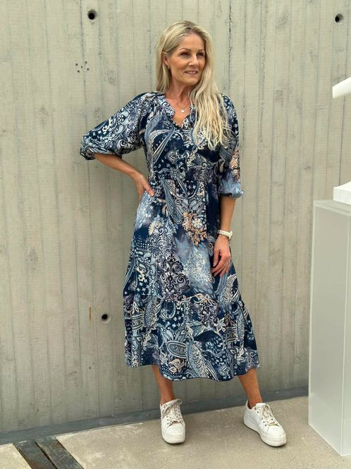 Hovedbilde Adele Kjole Marine Blå