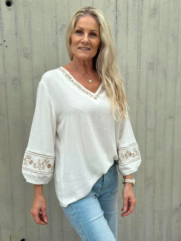 Ida Bluse Hvit