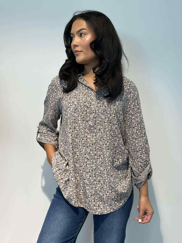 Aria Skjortebluse Fango