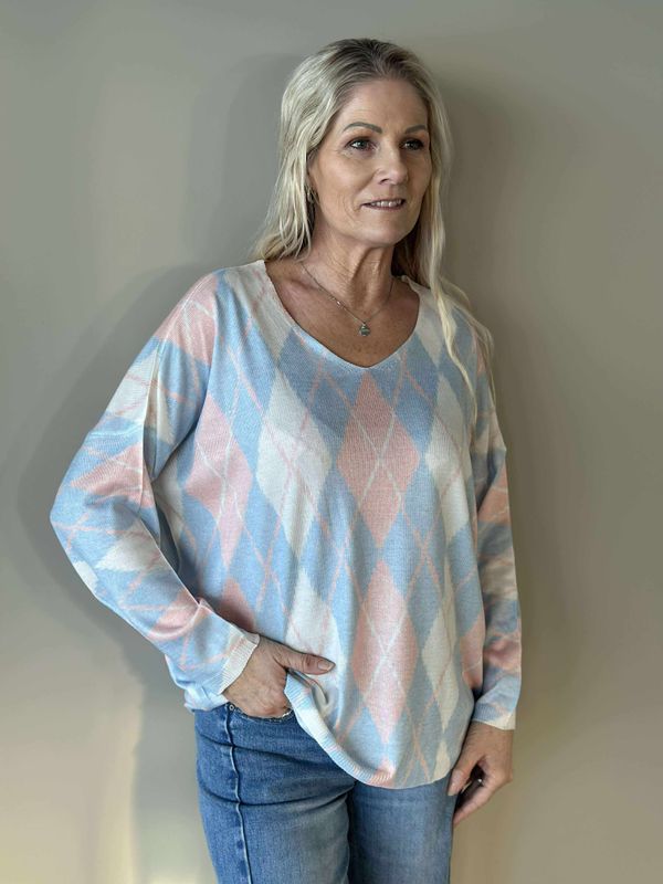 Luna Genser Blå