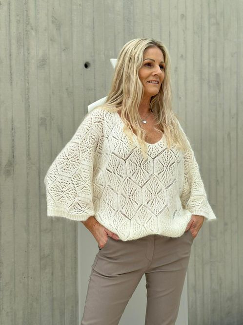 Hovedbilde Sabrina Genser Hvit