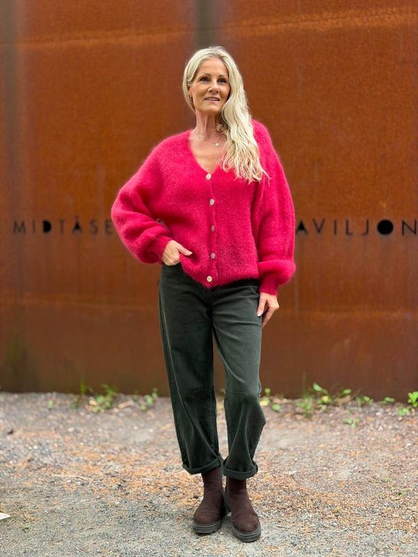 Lova Cardigan Bringebær
